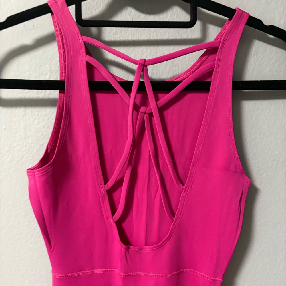 NEW Gymshark STUDIO 7/8 ALL IN ONE pink onesie. Size XS - Picture 9 of 9